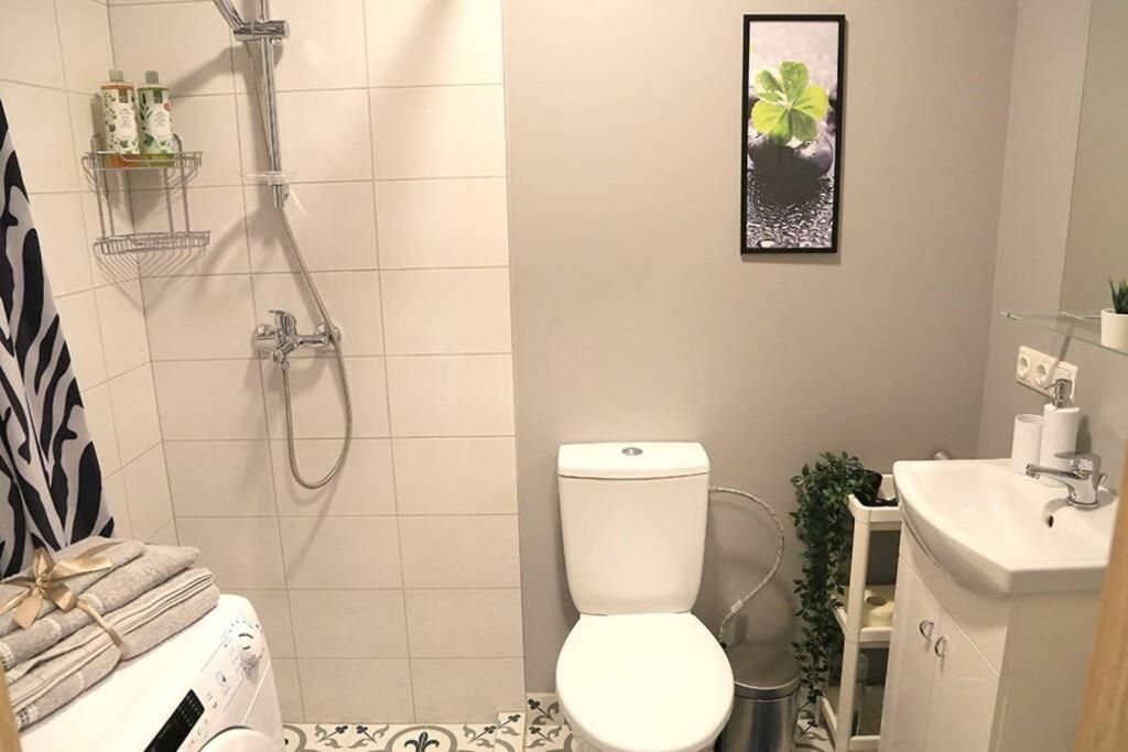 Bright Apartment,For 1-4,Near Old Town 维尔纽斯 外观 照片